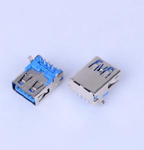 dip 90 A Female 9P USB 3.0 Connectors